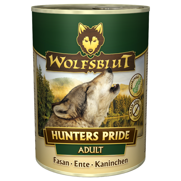 WolfsBlut Hunters Pride Adult dåsemad, 395g
