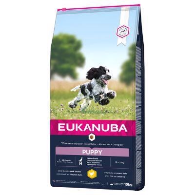 Billede af Eukanuba Puppy Medium Breed, Chicken, 12 kg