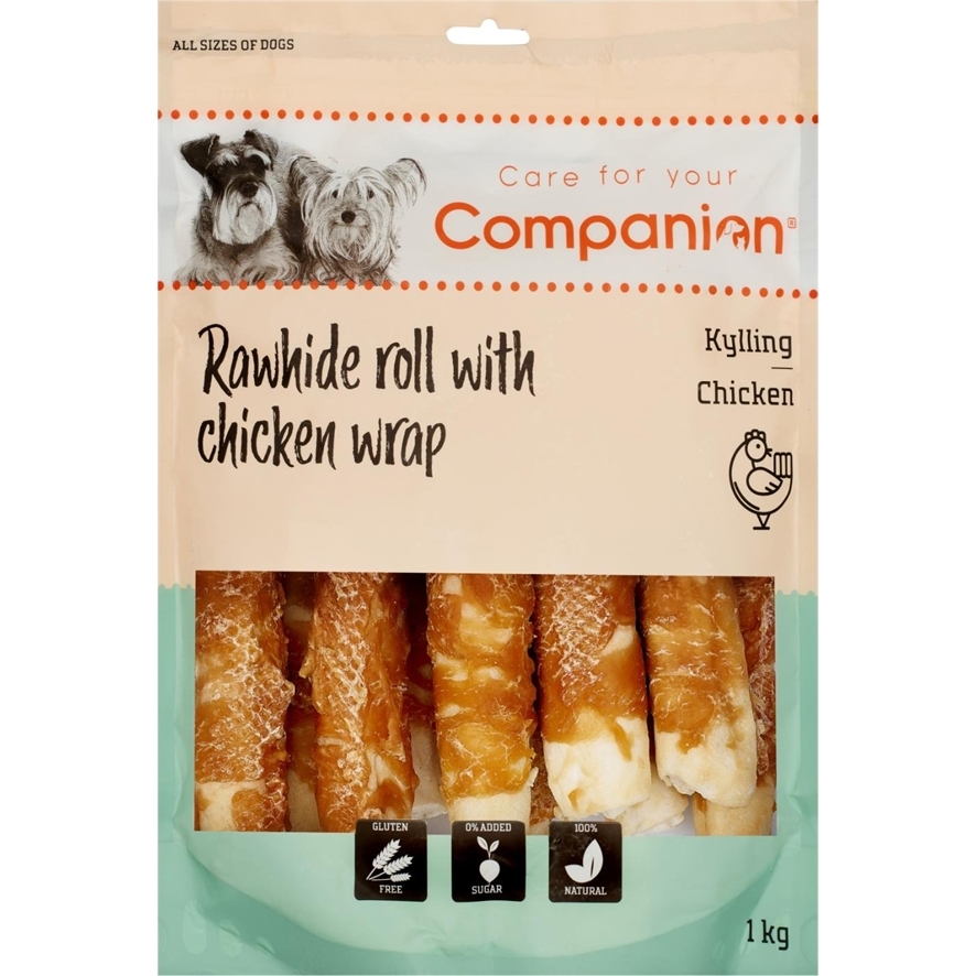 Companion rawhide roll with chicken wrap, 1 kg - DKK 199 - Spar 31%