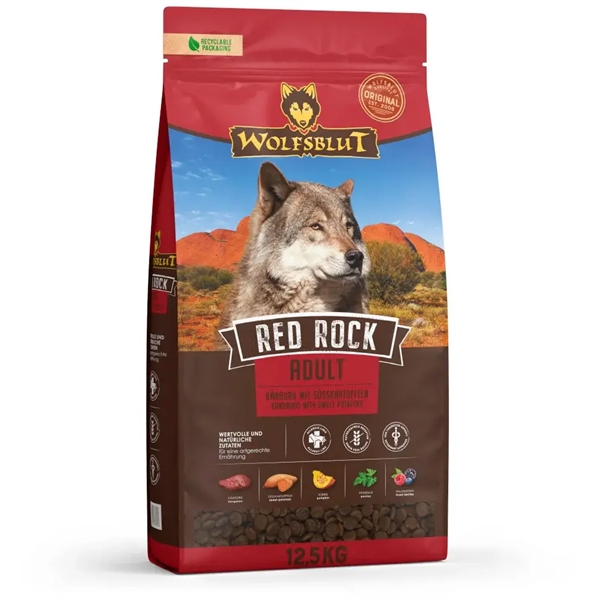 WolfsBlut Red Rock Adult hundefoder, 12.5 kg