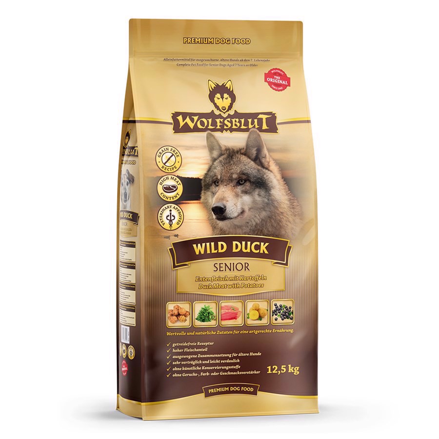 Billede af WolfsBlut Wild Duck Senior, 12.5 kg