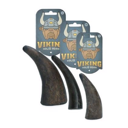 Viking bøffelhorn fyldt, medium
