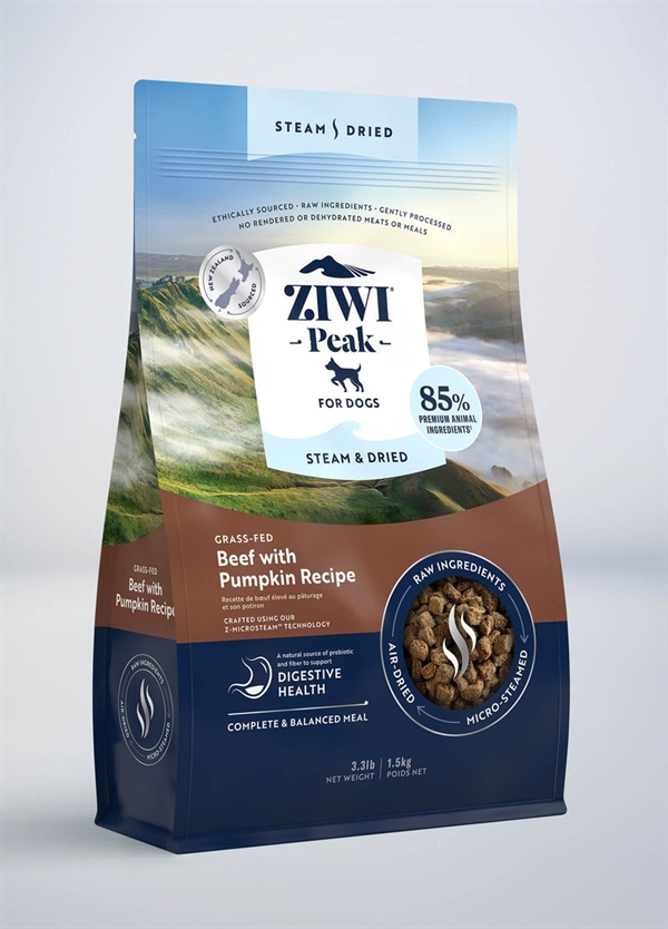 Ziwipeak Dog Steam & Dried Beef