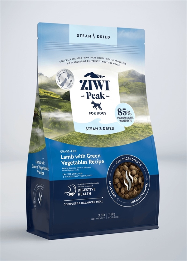 Ziwipeak Dog Steam & Dried Lamb