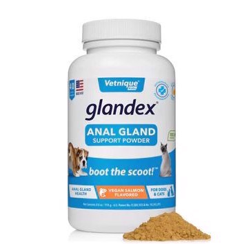 Billede af Glandex Powder mod fyldte analkirtler hos hunde, 114g