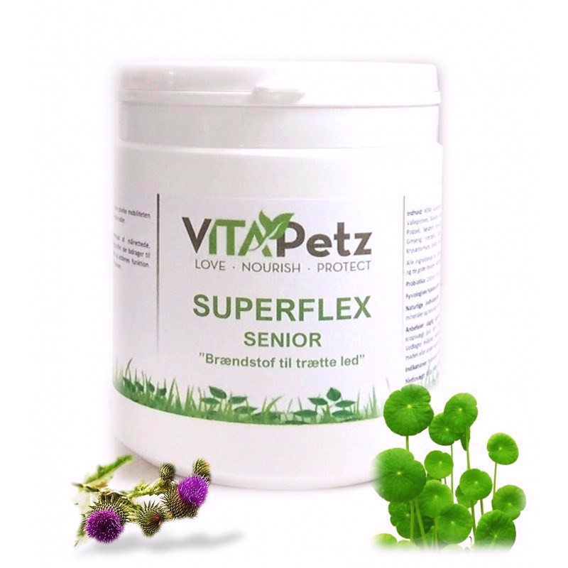 Se VitaPetz Superflex Senior, 450g hos Hundefoder.dk