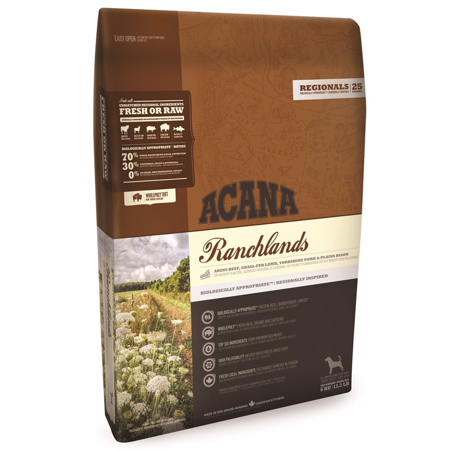 Billede af Acana Ranchlands hundefoder, 6 kg hos Hundefoder.dk