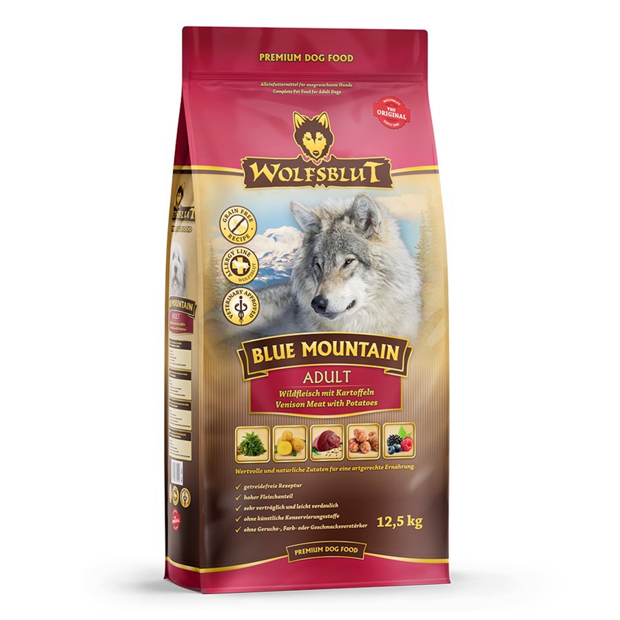 Billede af Wolfsblut Blue Mountain Adult med vildt, 12.5 kg