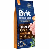 Brit Premium By Nature Chicken Senior, 15 kg