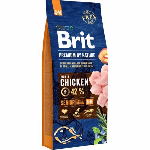 Brit Premium By Nature Chicken Senior 15 Kg