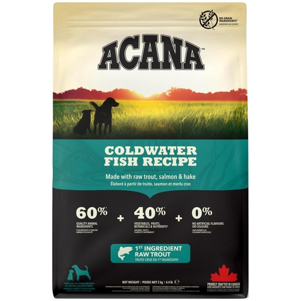 Acana Coldwater Fish Recipe, 2 kg (fås i 3 størrelser)