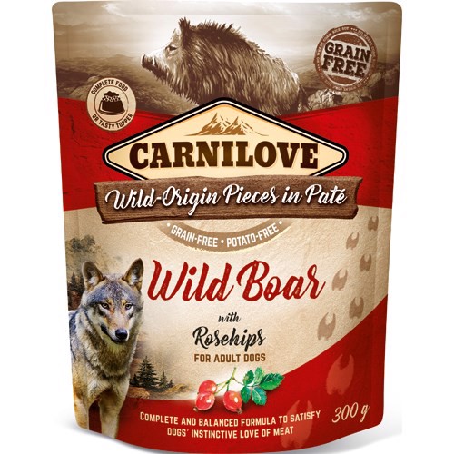 Billede af Carnilove Pouch Pate Vildsvin, 300g