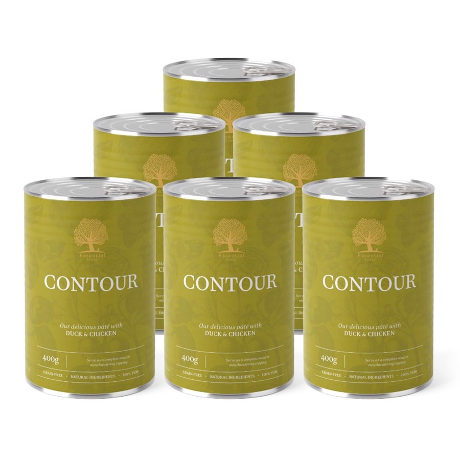 Essential Contour Paté, 400g, 6 stk