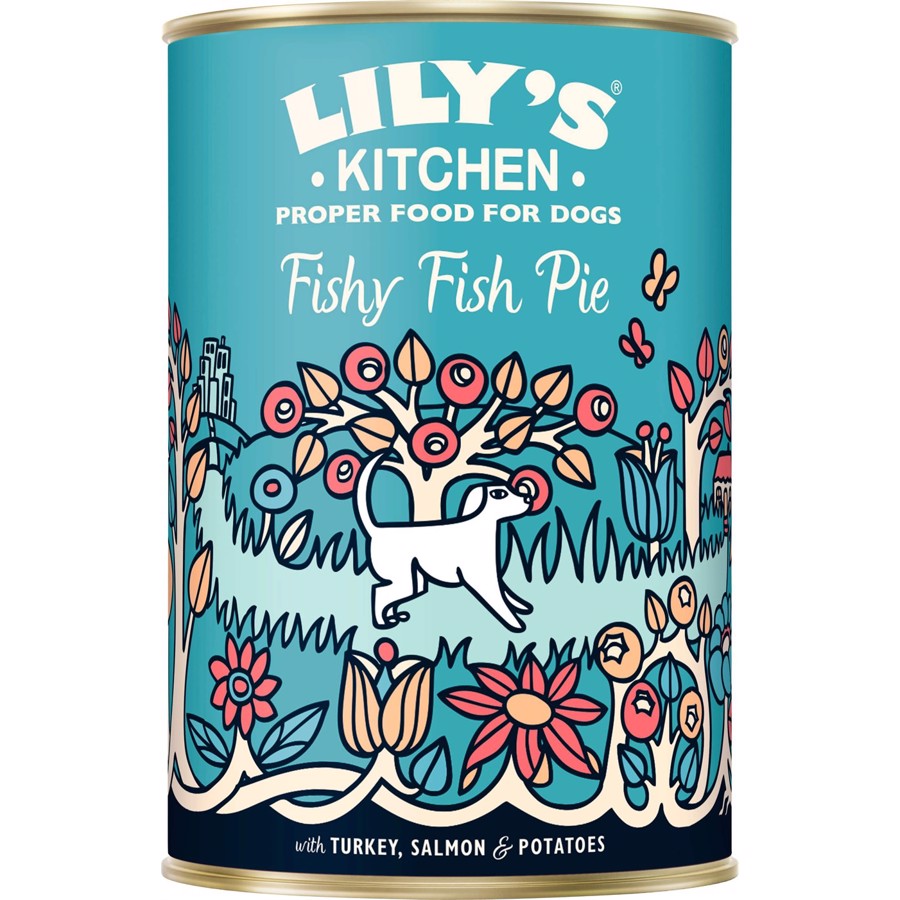 Lilys Kitchen dåsemad Fishy Fish Pie dåsemad med kalkun og sild