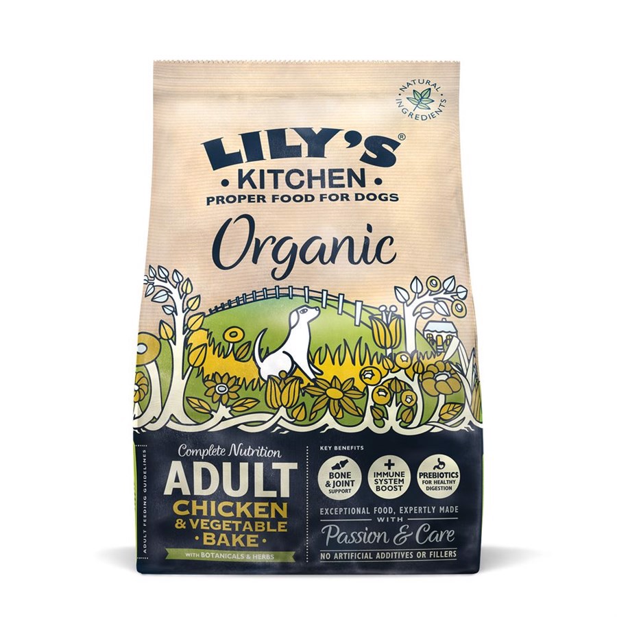 Lilys Kitchen tørfoder Organic Chicken Bake, 2.5 kg