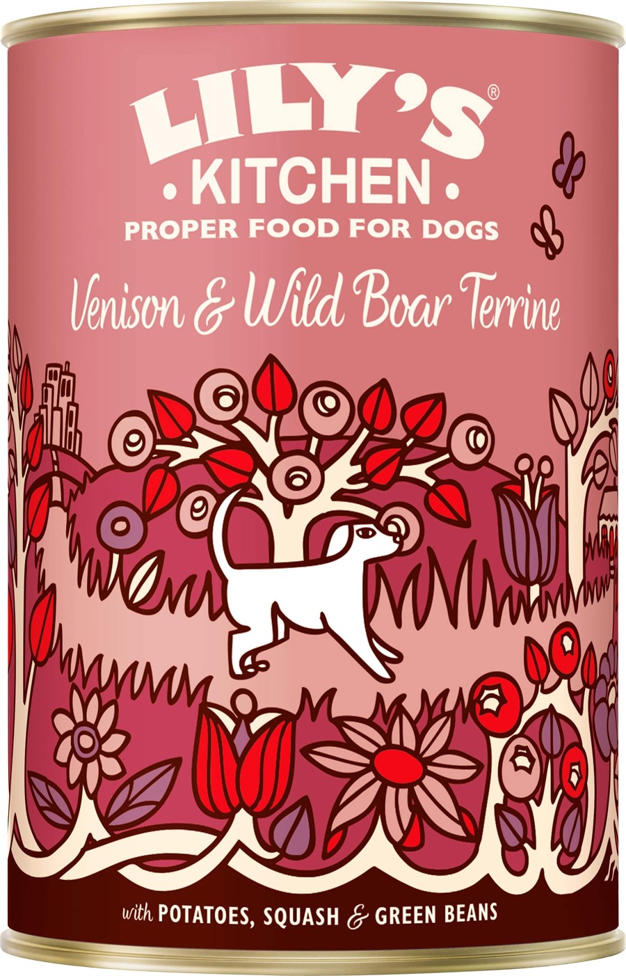 Lilys Kitchen dåsemad Venison and Wild Boar Terrine Dåsemad med hjort