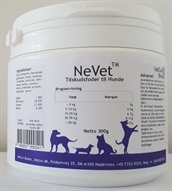 Vetcur NeVet pulver tilskud til hunde for nerve- og hormonsystemet, 300g 