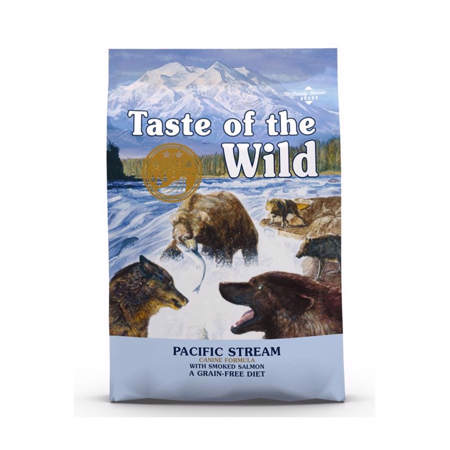Se Taste Of The Wild Adult Pacific Stream, 2 kg hos Hundefoder.dk