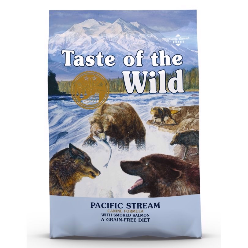 Se Taste Of The Wild Adult Pacific Stream med laks, 12.2 kg hos Hundefoder.dk