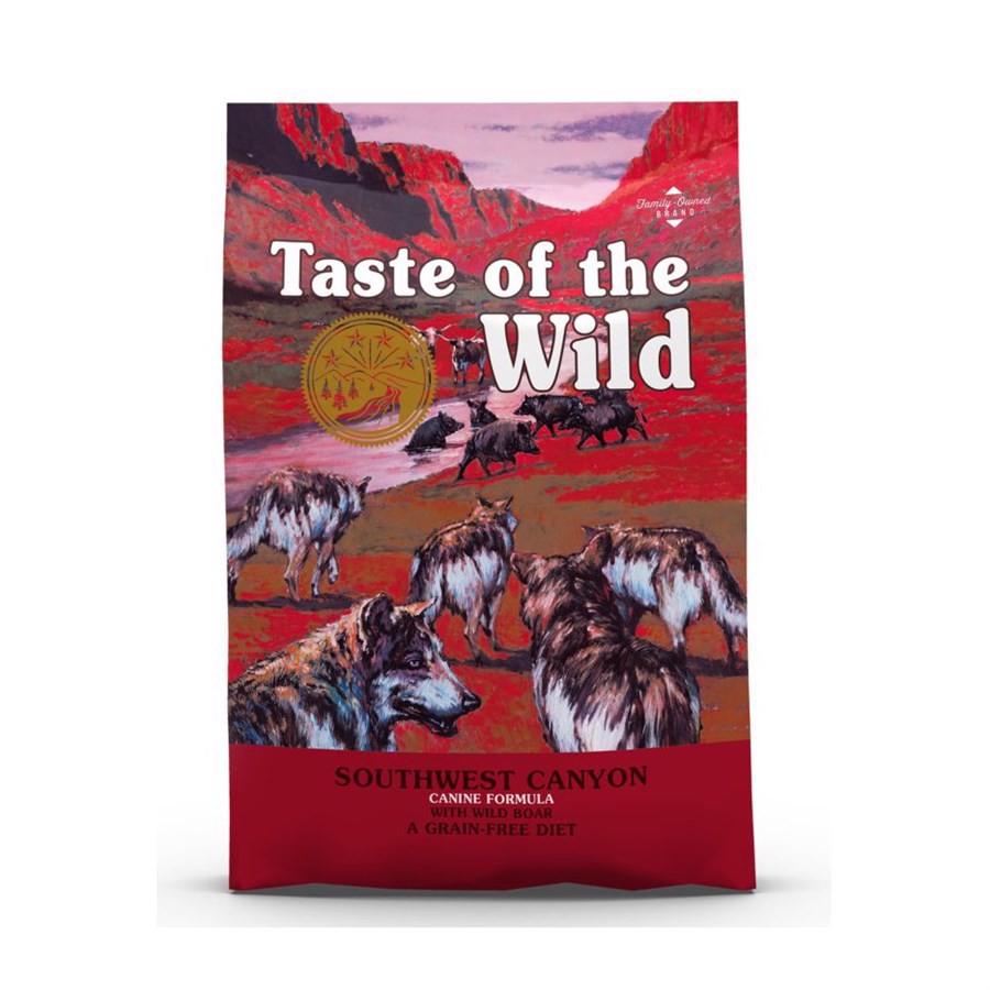 Se Taste Of The Wild Adult Southwest Canyon med vildsvin, 2 kg hos Hundefoder.dk