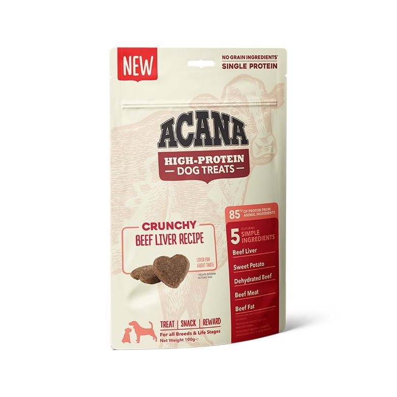 ACANA High Protein Treat, Beef Liver, 100g