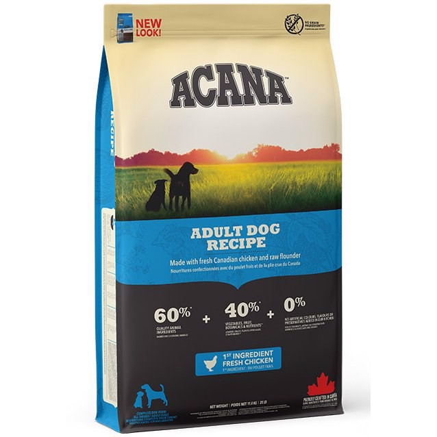 Acana Adult Dog Recipe, 11.4 kg