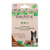 Biospotix loppehalsbånd hund, small