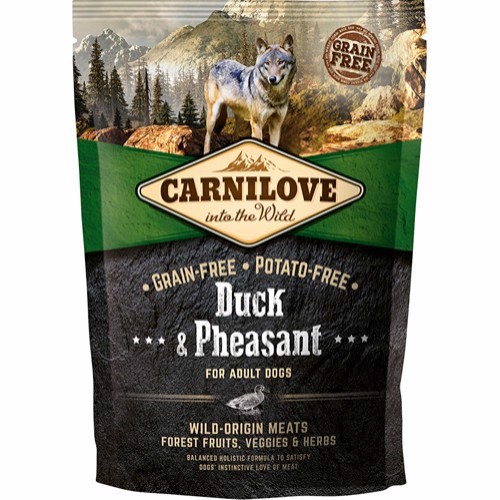 Billede af Carnilove Adult Duck & Pheasant, 1.5 kg hos Hundefoder.dk