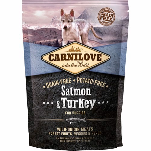 Billede af Carnilove Puppy Salmon & Turkey, 1.5 kg hos Hundefoder.dk