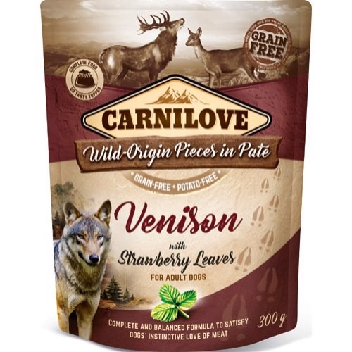 Billede af Carnilove Pouch Pate Hjort, 300g