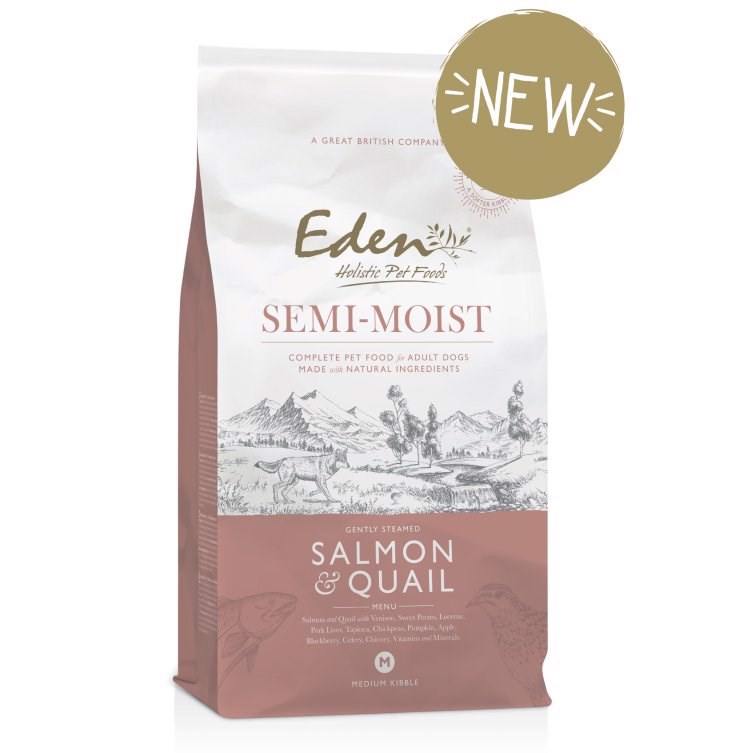 Billede af Eden Semi Moist Salmon & Quail, 2 kg