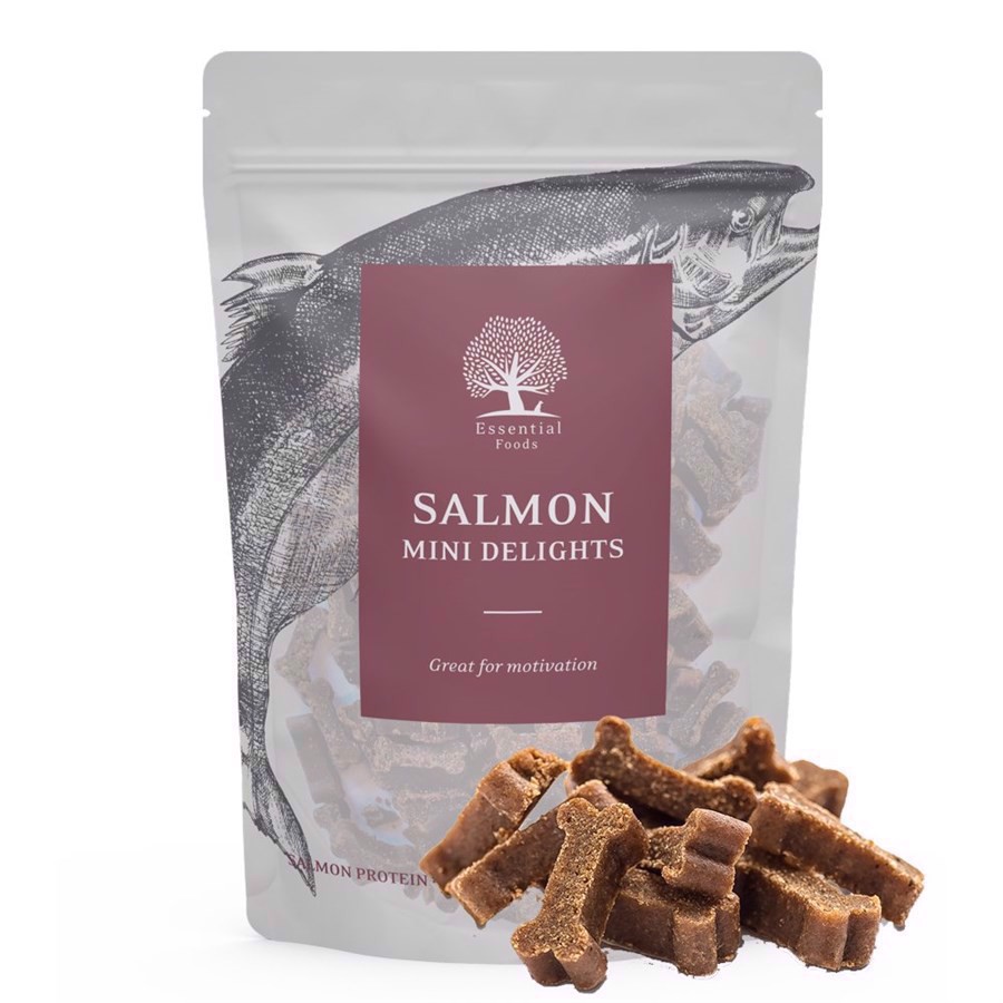 Billede af Essential Salmon Mini Delights, 100 gr hos Hundefoder.dk
