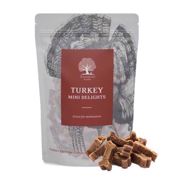 Billede af Essential Turkey Mini Delights, 100 gr hos Hundefoder.dk