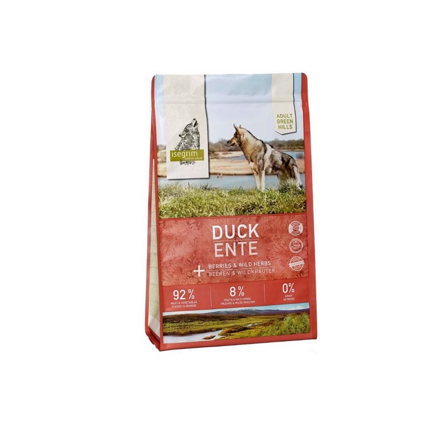 Billede af Isegrim Adult Green Hills tørfoder, Duck, 12 kg