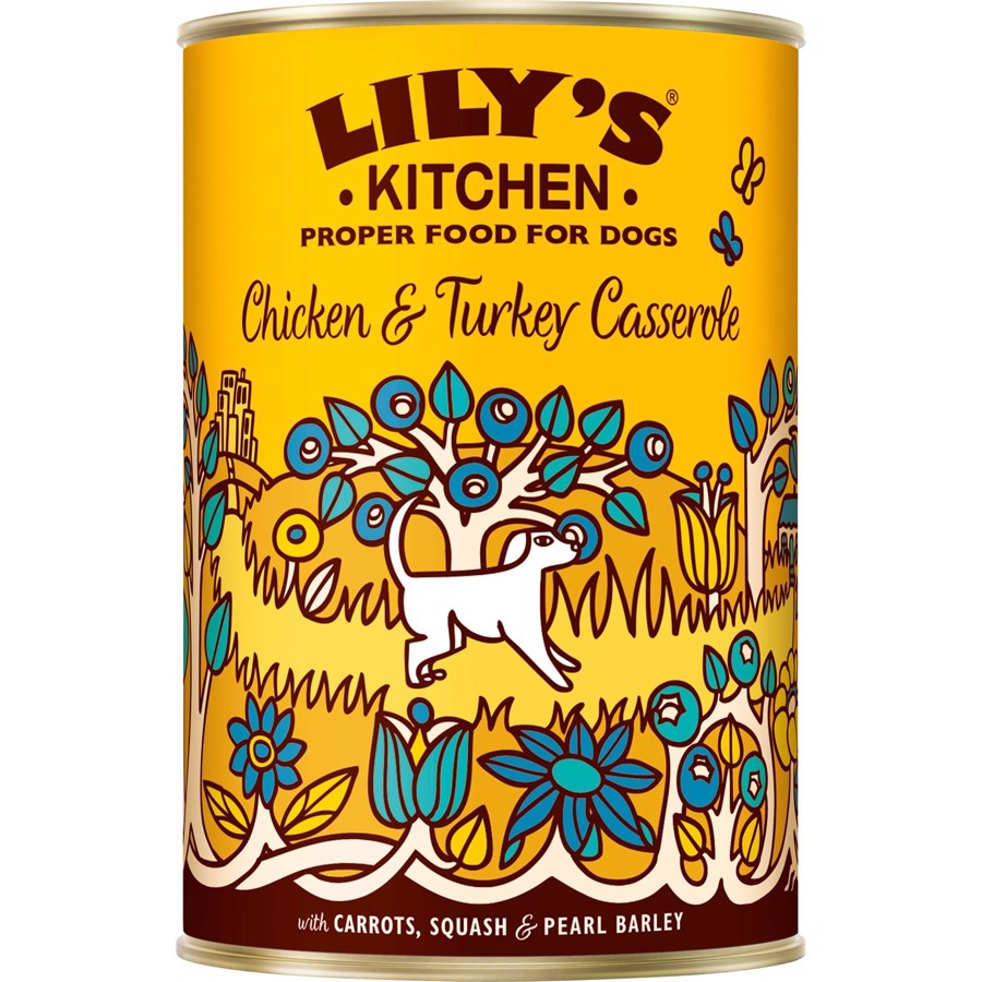 Billede af Lilys Kitchen dåsemad Chicken & Turkey Casserole, 400g