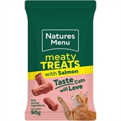 Natures Menu Cat Treats, Salom, 50g