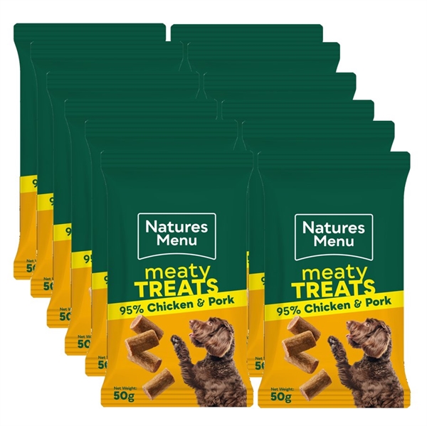 Natures Menu Barf Bites Chicken, 12 poser