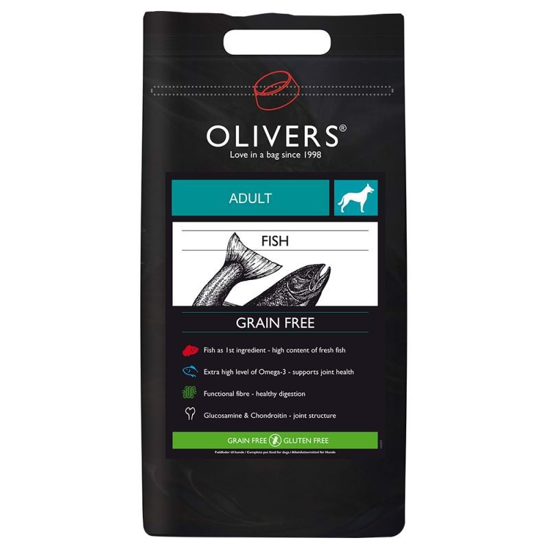  Olivers Adult Chicken Medium Breed Grain Free, 12 kg