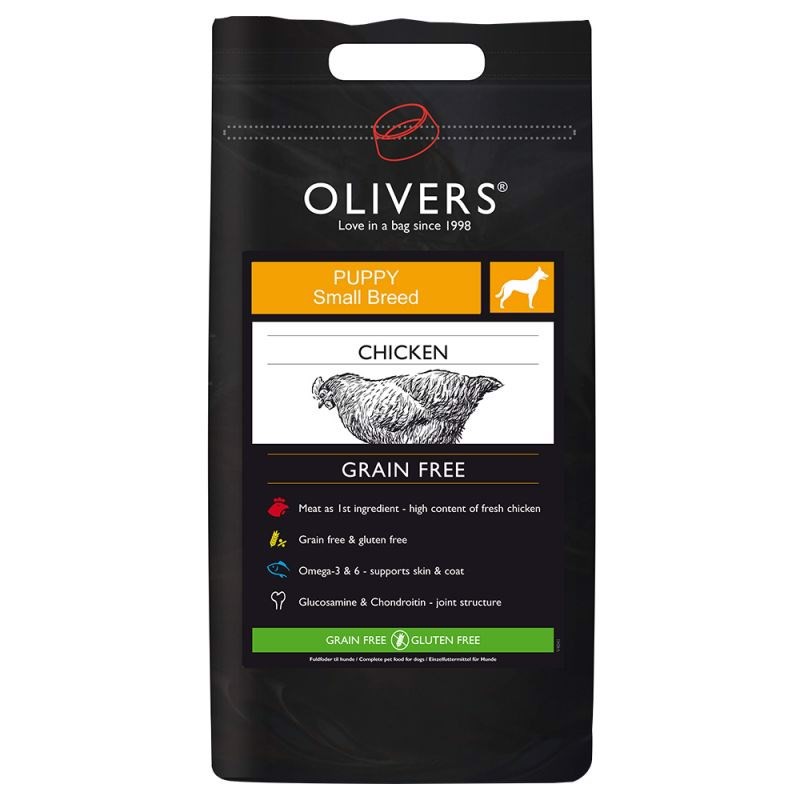  Olivers Puppy Chicken Large Breed Grain Free, 12 kg