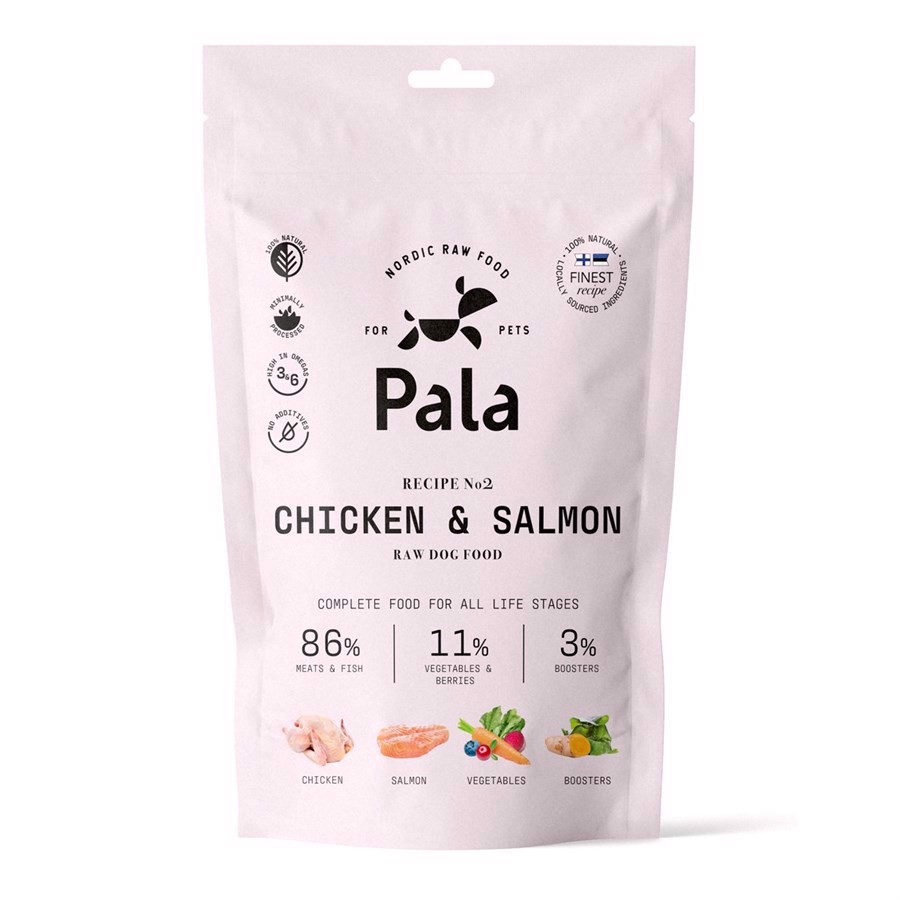 Billede af Pala Raw Dog Food Chicken & Salmon, 100g