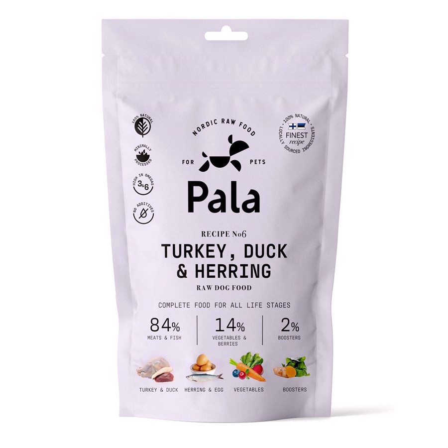 Pala Raw Turkey. duck & herring, 100g