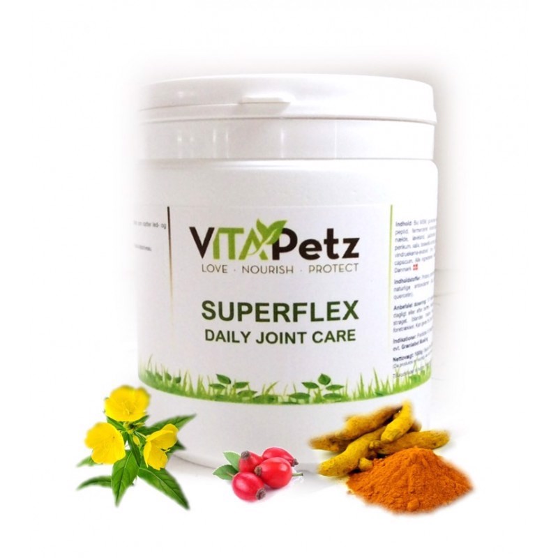 Se VitaPetz SuperFlex Daily, 1 kg refill hos Hundefoder.dk