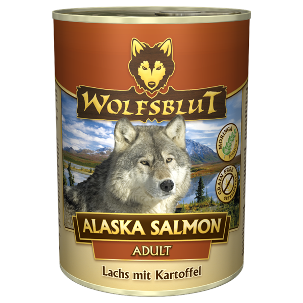Billede af WolfsBlut Alaska Salmon Adult dåsemad, 395g