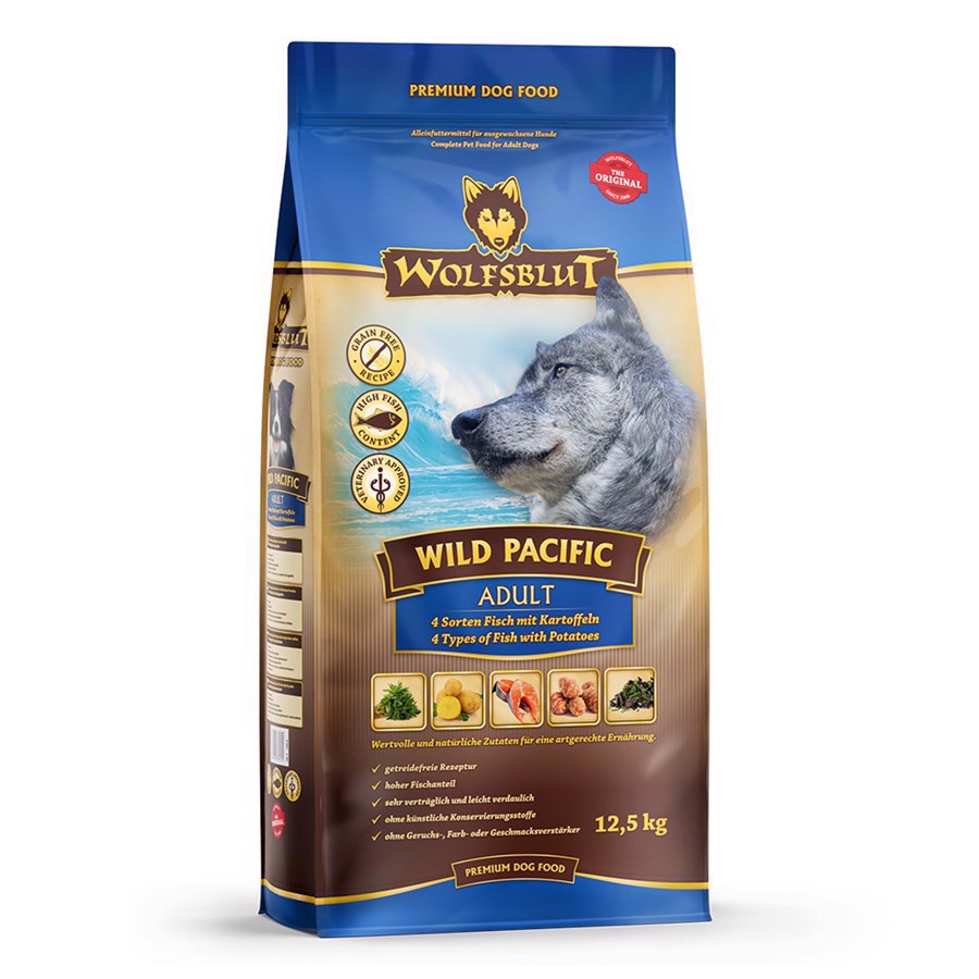 WolfsBlut Wild Pacific Adult, 12.5 kg 