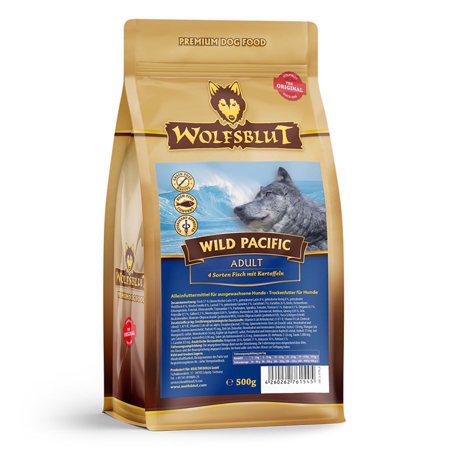 WolfsBlut Wild Pacific Adult, 500g